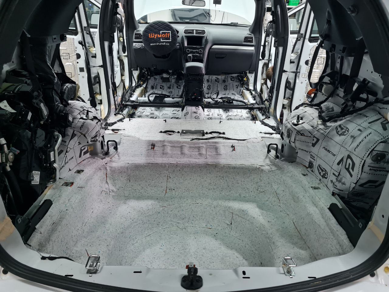 багажник виброизоляция Шумоизоляция Ford Explorer