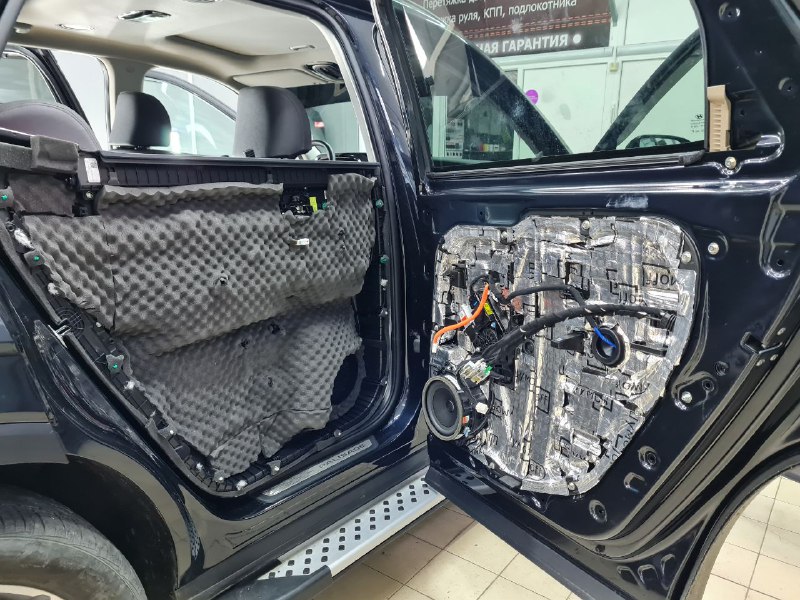 Двери 3 слой шумоизоляция Hyundai Palisade шумопоглотитель антискрип фото