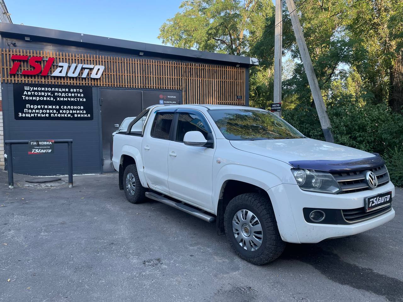 Установка роллеты на кузов Volkswagen Amarok в Краснодаре