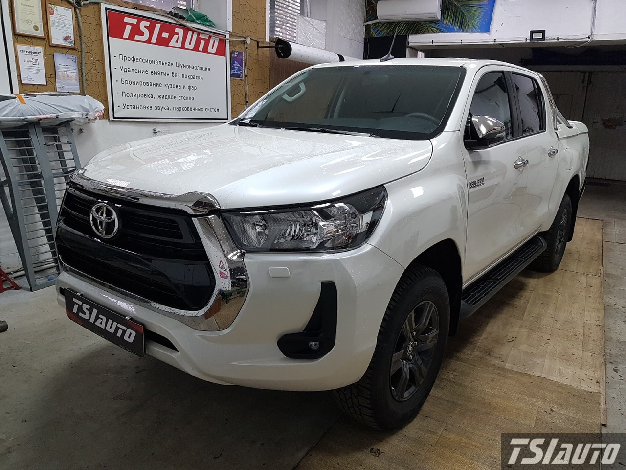 Правильная шумоизоляция Toyota Hilux в Краснодаре